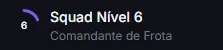 Level indicator in the sidebar